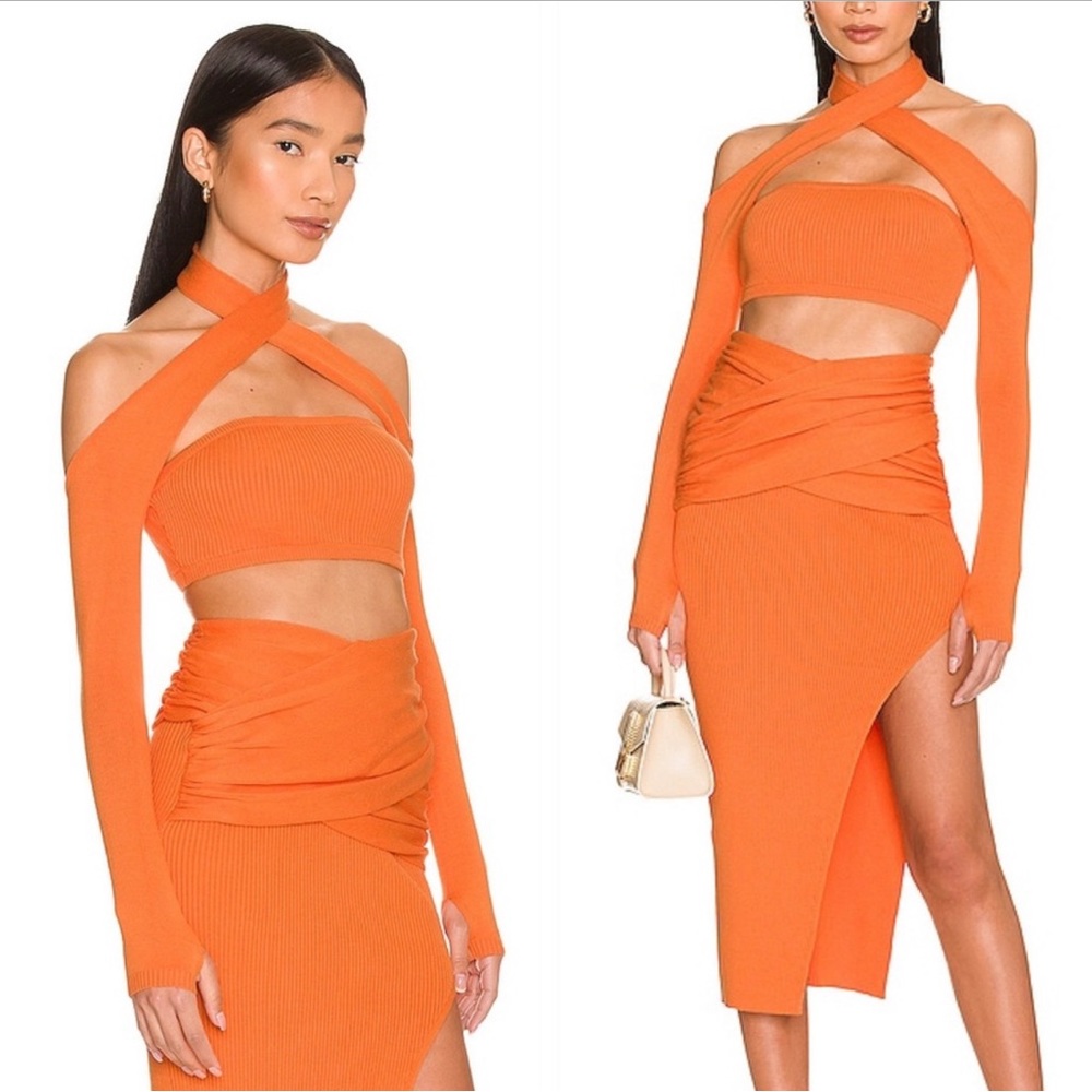 NBd Nicolina Crossover Crop Top and Skirt